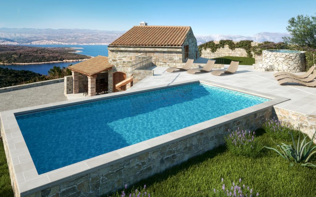 Villa Cima Vrbnik Eksteriør billede